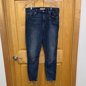 7 for all mankind Classic Indigo high waist Skinny blue Jeans size 30